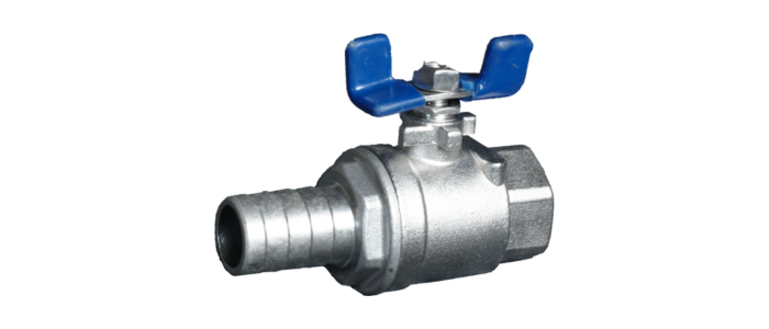 Stainless Steel 2pc Screwed Hose End Ball Valve