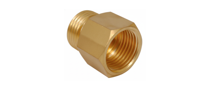 Brass Compression M X F Adaptor