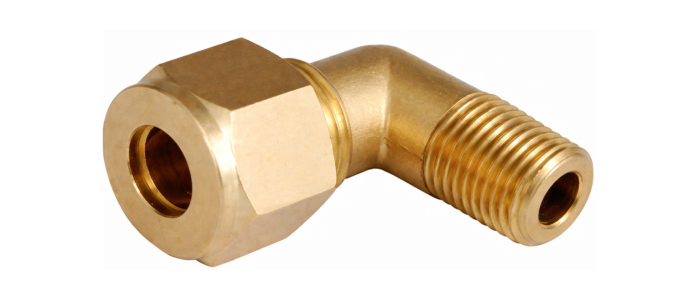 Brass Connector Elbow Male Ass. (1N+1S)