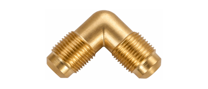Brass Double End Flare Elbow (BSP)