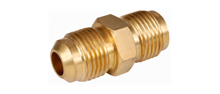 Brass Double End Flare Union