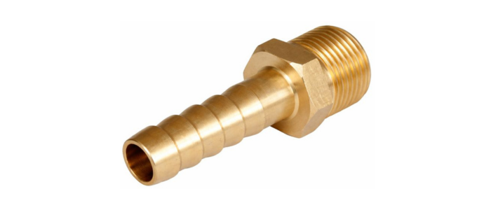 Brass Hose Nipple Male (BSPT)
