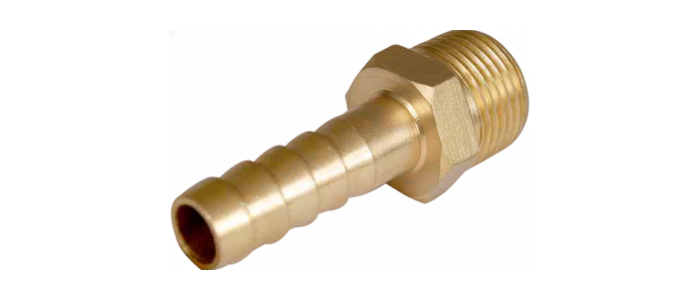Brass Hose Nipple Male