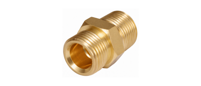 Brass Olive Connector Male Only (BSP X BSPT)