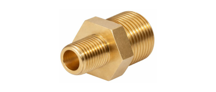 Brass Reducing Hex Nipple (BSP)