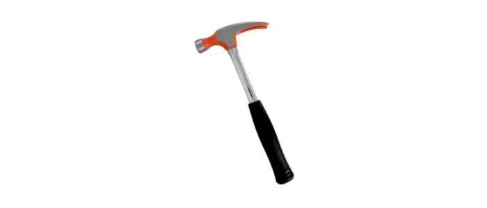 Ripping Claw Hammer With Steel Shaft