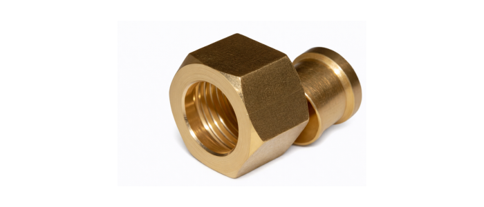 Brass Solder Nut & Nipple Set