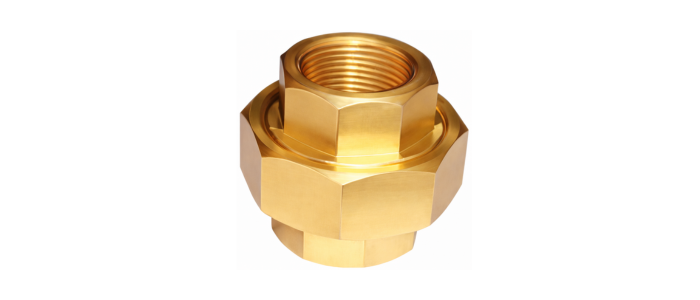 Brass Three Piece Union (BSP)