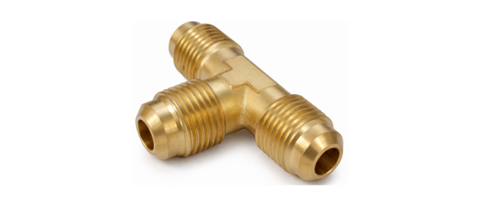 Brass Triple End Flare “T”
