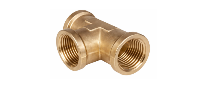 Brass Union Tee Female (BSP)