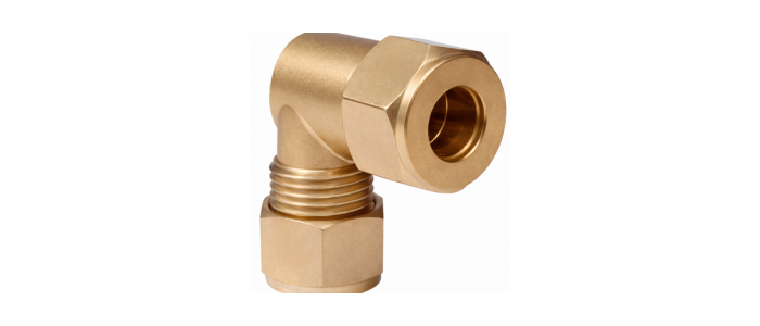 Brass Olive Elbow Assembly (2N+2S)