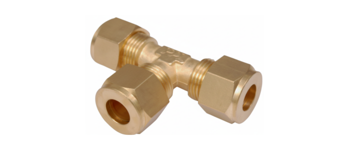 Brass Olive “T” Assembly (3N + 3S)