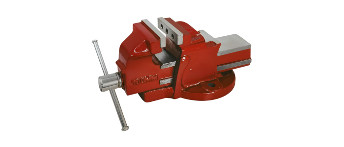 Bench Vice Double Rib (SG Iron) Heavy Duty Fixed Base