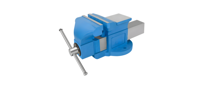 Bench Vice Full Rib (SG Iron) Fixed Base