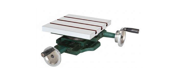 Compound Sliding Table with Calibrated Wheel & Swivelling Table 321