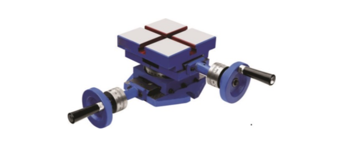 Compound Sliding Table with Calibrated Wheel & Swivelling Table 322