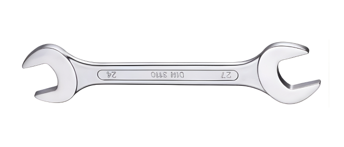 Double Open End Spanner Recessed Panel - DIN 3110