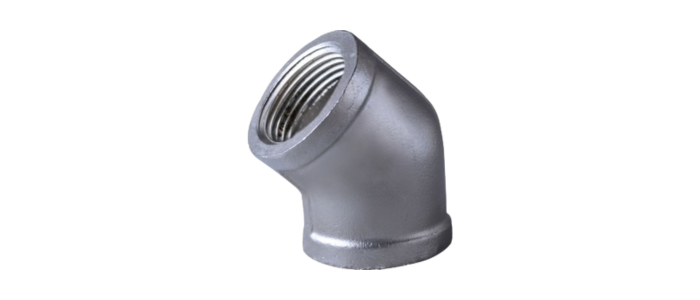 Stainless Steel Elbow 45° (ISO - 4144)
