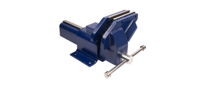 Engineers (Steel Fabricated) Bench Vice Offset Jaw
