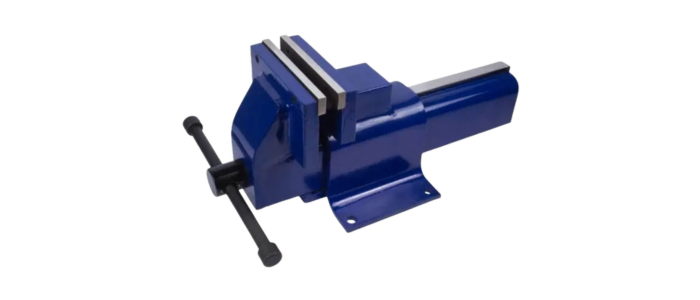 Engineers (Steel Fabricated) Bench Vice Straight Jaw