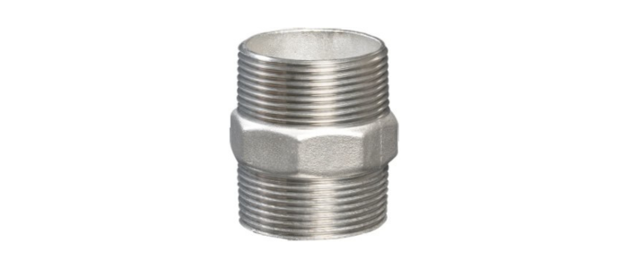 Stainless Steel Hex Nipple (ISO - 4144)