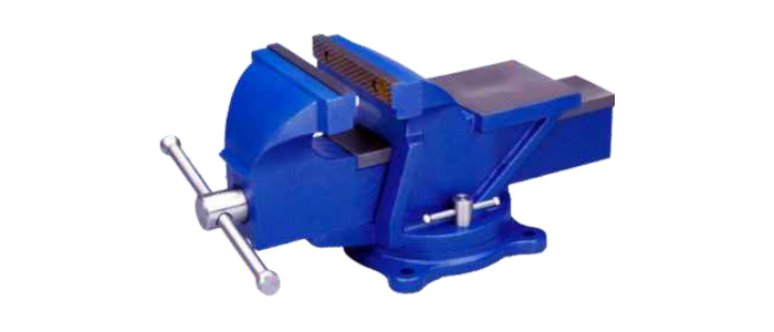 Bench Vice Single Rib (SG Iron Medium Duty) Swivel Base