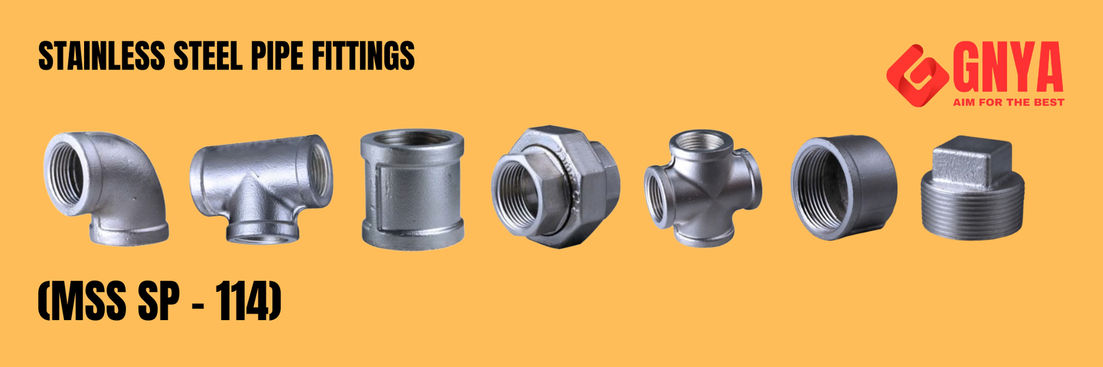 STAINLESS STEEL PIPE FITINGS MSS SP - 114