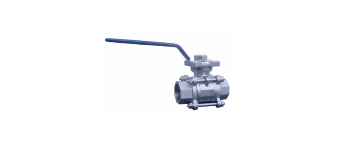 Stainless Steel 3pc Socket Weld/Butt Weld End Ball Valve With Actuator Mounting Pad