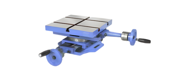 Compound Sliding Table with Calibrated Wheel & Swivelling Table 321C