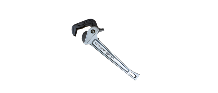 GY-327 Aluminium Handle Rapid Grip Pipe Wrench