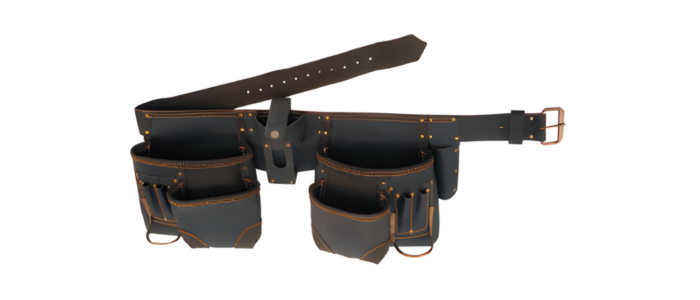 GY–OT1301 Premium Oil Tan Leather Tool Belt