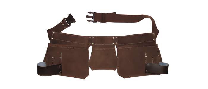 GY–OT1303 Heavy-Duty Suede Leather Tool Belt