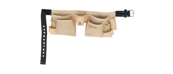 GY–OT1305 Professional Full Grain Leather Tool Belt
