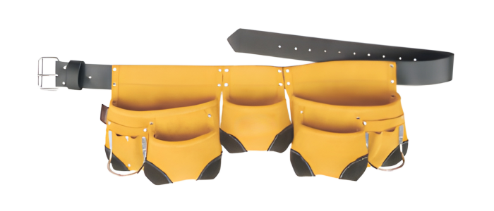 GY–OT1312 Heavy-Duty Suede Leather Tool Belt