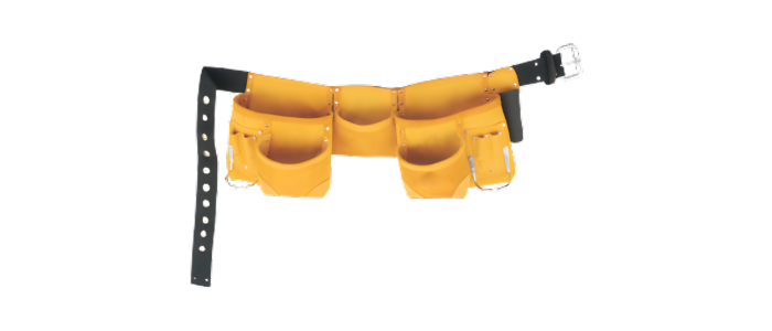 GY–OT1314 Professional Full Grain Leather Tool Belt