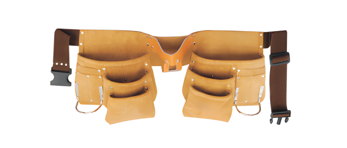 GY–OT1319 Heavy-Duty Suede Leather Tool Belt
