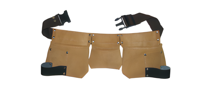 GY–OT1321 Heavy-Duty Suede Leather Tool Belt