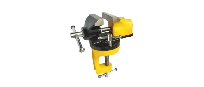 GY- HOBBY VICE WITH SWIVEL BASE AND INTEGRATED CLAMP